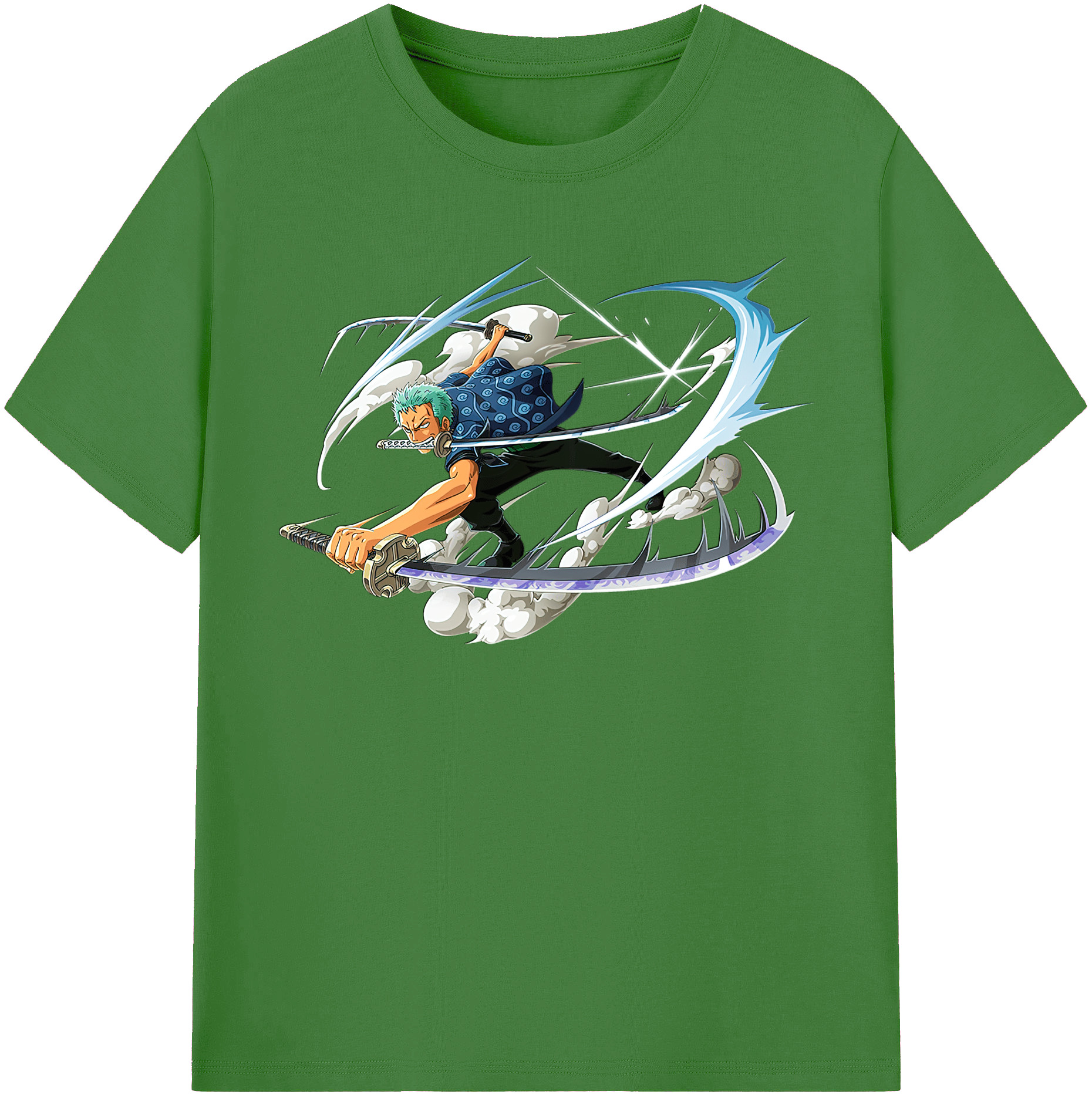 ワンピース ロロノア・ゾロ ONE PIECE Roronoa Zoro レディースカジュアルプリントTシャツ（綿100％）